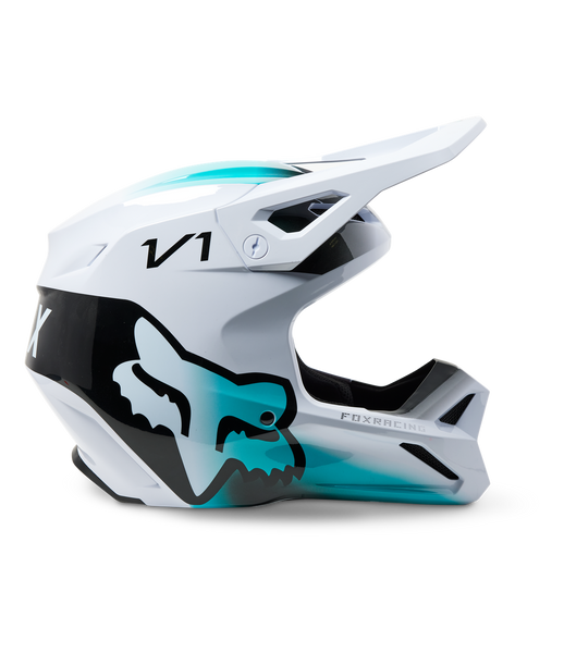 Casco Fox V1 Toxsyk  Dot/Ece [Wht] 29659-008