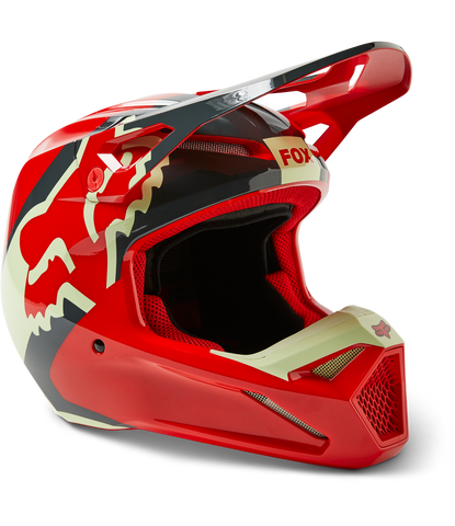 Casco Fox V1 Xpozr  Dot/Ece [Flo Red] 30266-110