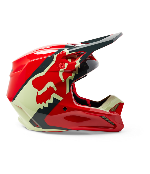 Casco Fox V1 Xpozr  Dot/Ece [Flo Red] 30266-110